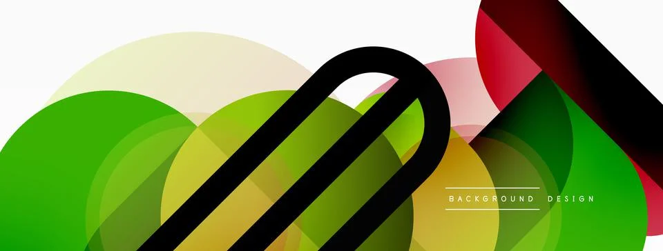 Round triangle shapes lines and circles. Geometric vector illustration for Illustrazione stock