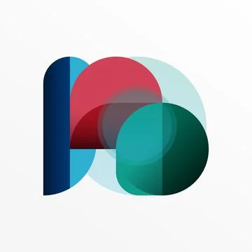 Round triangle shapes lines and circles. Geometric vector illustration for 스톡 일러스트
