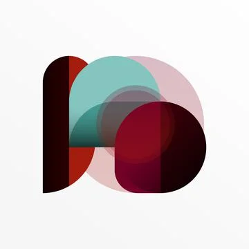 Round triangle shapes lines and circles. Geometric vector illustration for イラスト素材