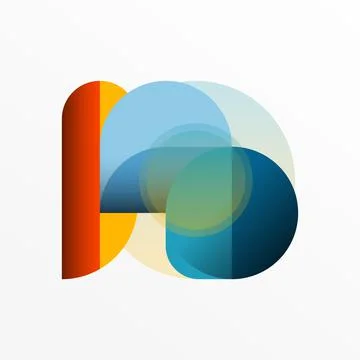 Round triangle shapes lines and circles. Geometric vector illustration for Stock Illustration