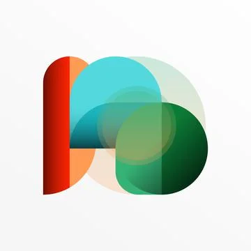 Round triangle shapes lines and circles. Geometric vector illustration for 스톡 일러스트