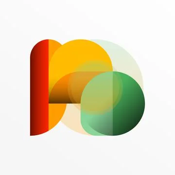 Round triangle shapes lines and circles. Geometric vector illustration for Stock Illustration