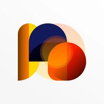 Round triangle shapes lines and circles. Geometric vector illustration for イラスト素材