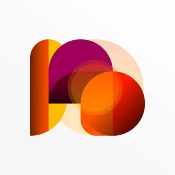 Round triangle shapes lines and circles. Geometric vector illustration for Stock Illustration