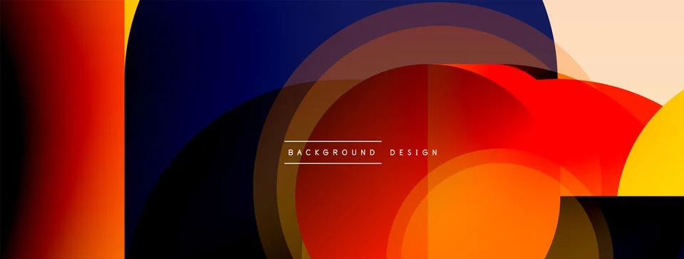 Round triangle shapes lines and circles. Geometric vector illustration for 库存插图