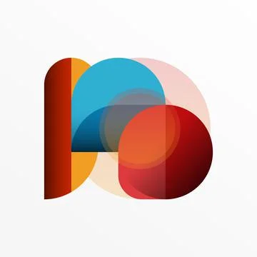 Round triangle shapes lines and circles. Geometric vector illustration for イラスト素材