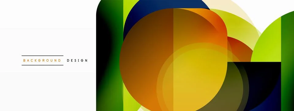 Round triangle shapes lines and circles. Geometric vector illustration for Illustrazione stock