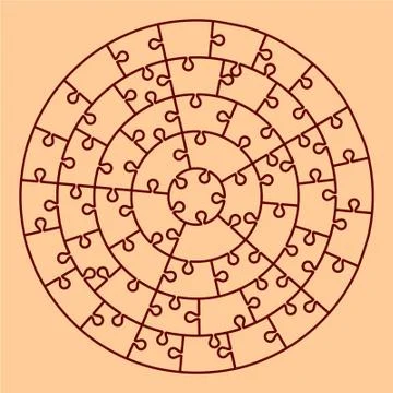 Round vector pattern Decorative leaves and flowers vector CNC Laser Cut Panel Stock Illustration