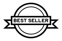 Best seller label icon vector for graphic design, logo, website