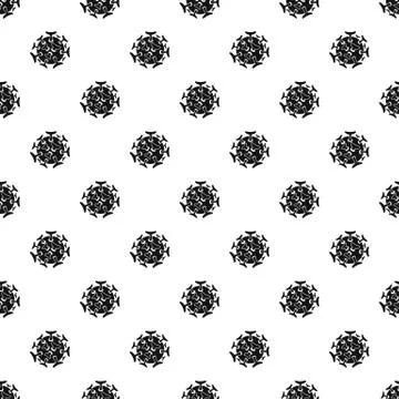 Round viral bacteria pattern vector Stock Illustration