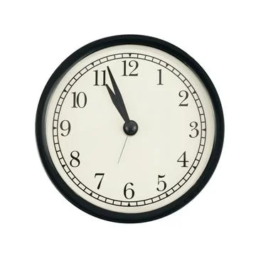 Round wall clock Stock Photos