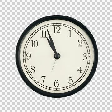 Round wall clock Stock Photos