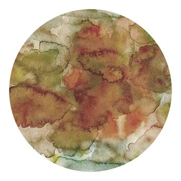 Round watercolor texture Stock Illustration