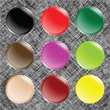 Round web buttons over white stripes round web buttons over white stripes,... Stock Photos
