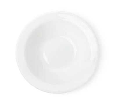 Round white dish Stock Photos