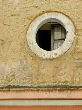 Round window Foto stock
