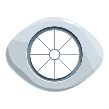 Round window resembling eye observing surrounding environment Illustrazione stock