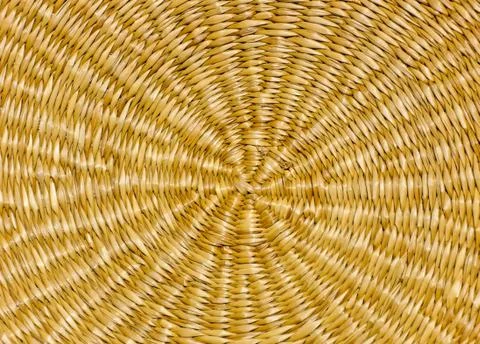 Round woven texture Stock Photos