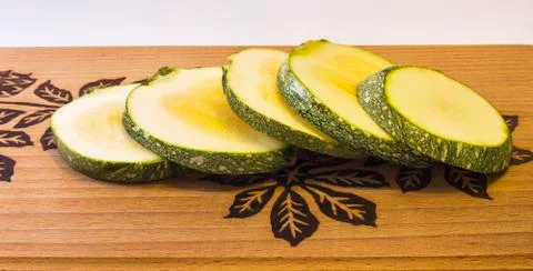 Round zucchini . Stock Photos