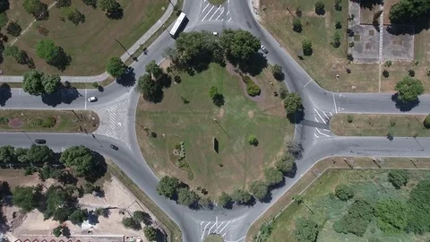 Roundabout in 4k Stock Footage 81138958