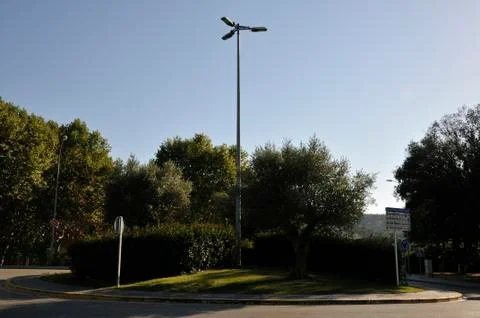 Roundabout decorated Stock Photos