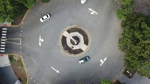 Roundabout Stock Footage 112613525