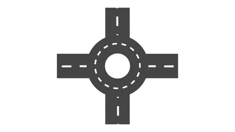Roundabout Stock Footage 334237874