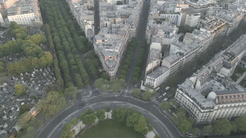 Roundabout in Paris Stock Footage 274910470