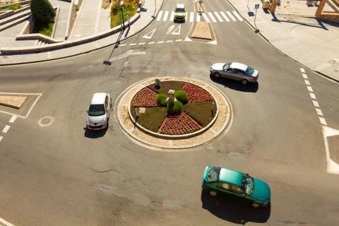Roundabout Foto stock