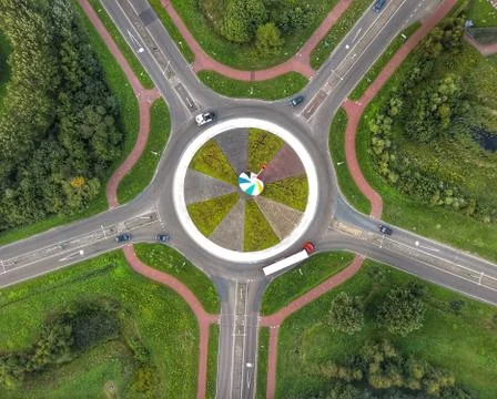 Roundabout 写真素材