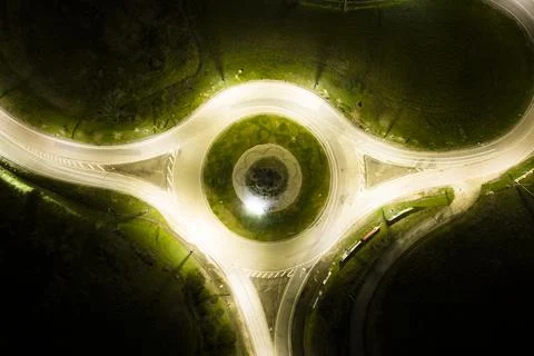 Roundabout Foto stock