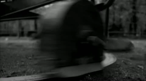 A roundabout in a playground Stock Footage 11284728