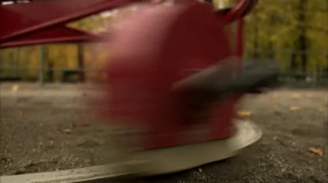 A roundabout in a playground Stock-Footage 11284738