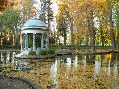 Roundabout in a pond Stock Photos
