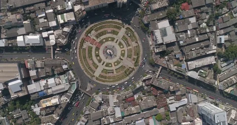 Roundabout Spiralling Drone 4k Stock Footage 87491385