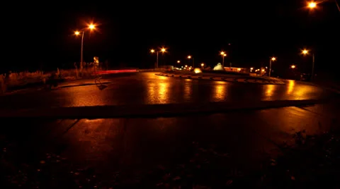 Roundabout time-lapse Stock Footage