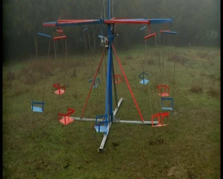 Roundabout whirligig Stock Footage 913069