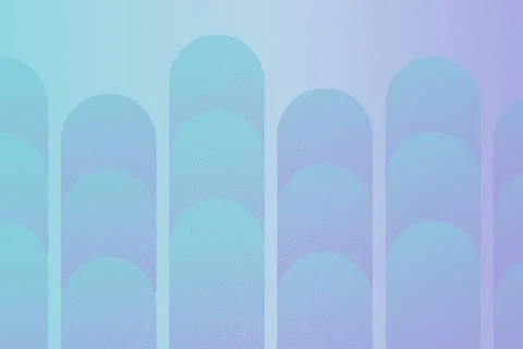 Rounded arch columns background illustration with grainy noise Stock-Illustration