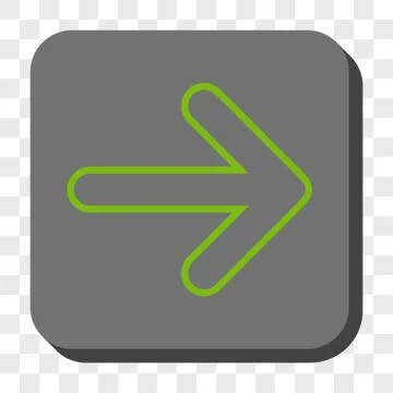 Rounded Arrow Right Rounded Square Button 스톡 일러스트
