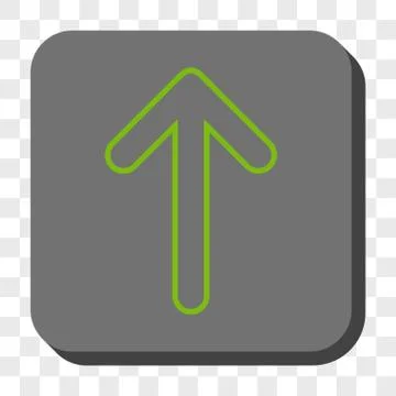 Rounded Arrow Up Rounded Square Button 스톡 일러스트