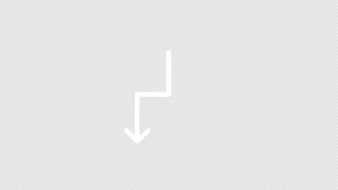 Rounded arrows animation on transparent background, Rounded arrows animation Stock Footage 283696332