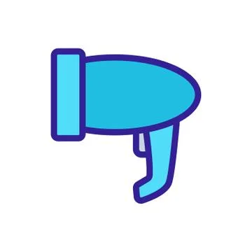 Rounded barcode scanner icon vector outline illustration Stock-Illustration