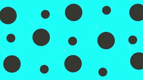 Rounded bomb pattern cartoon animated background Stock Footage 146402801