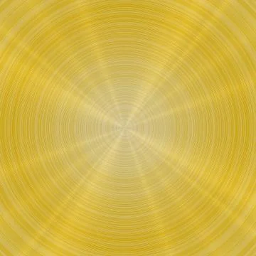 Rounded brushed gold Stock Illustration