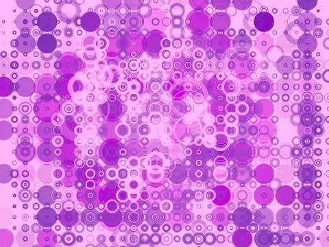 Rounded bubbles on bright background Stock Illustration