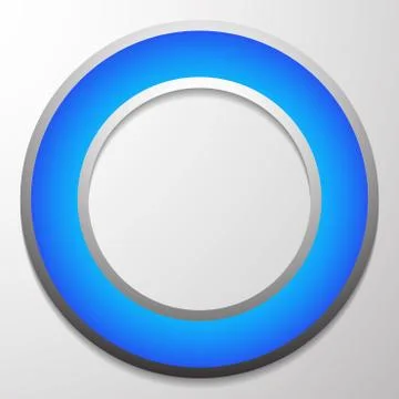 Rounded button, tag, label with blank, empty space Stock Illustration