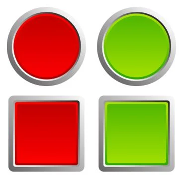 Rounded button, tag, label with blank, empty space Stock Illustration