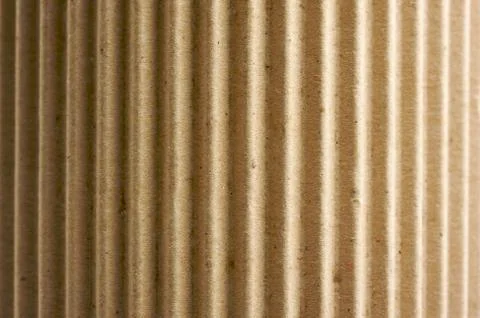 Rounded Corrugated Cardboard Stock Photos