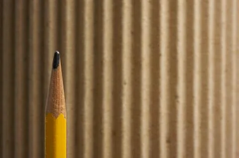Rounded Corrugated Cardboard Stock Photos