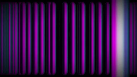 Rounded cylindrical pillars form a seamless loop of moving light Stock Footage 342862134